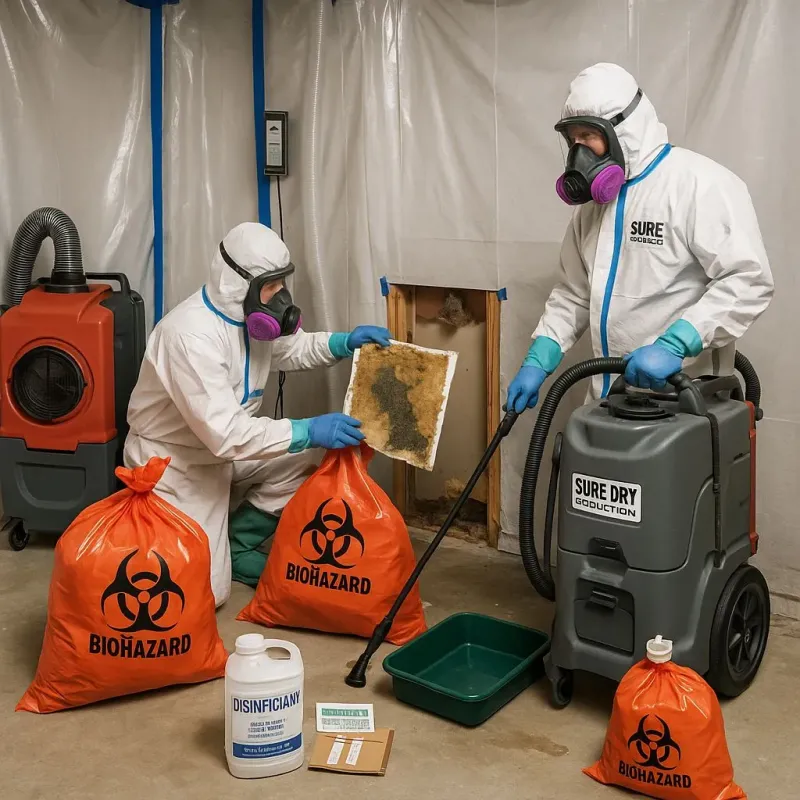 Contaminated Water Handling Protocols process in Gilbert, IA